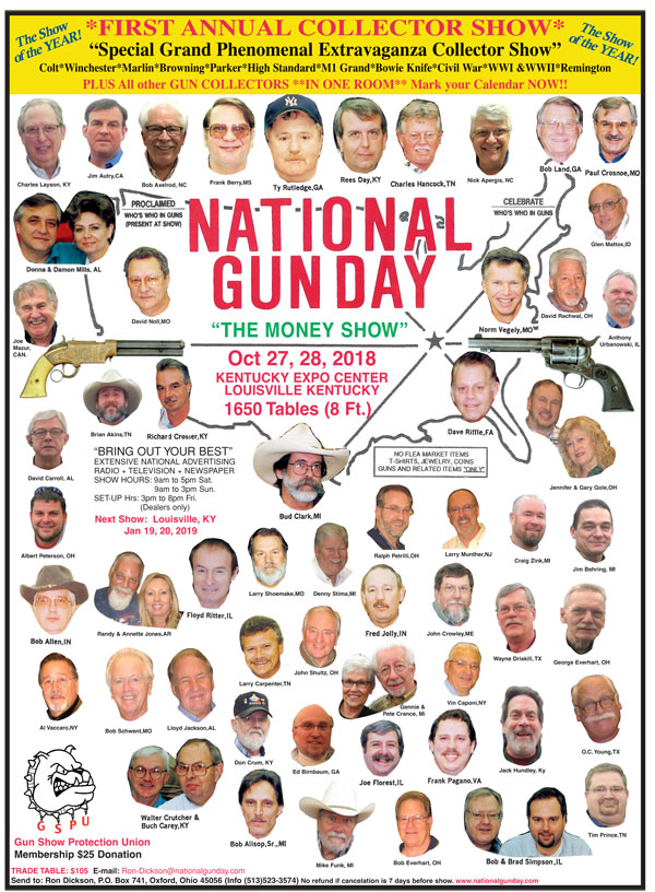 June 2018 Huge Gunshow - God Bless America - Protect yourself!